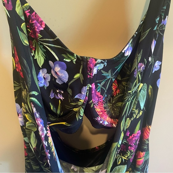 Magicsuit Floral Tankini Top Size 12 - Picture 2 of 6